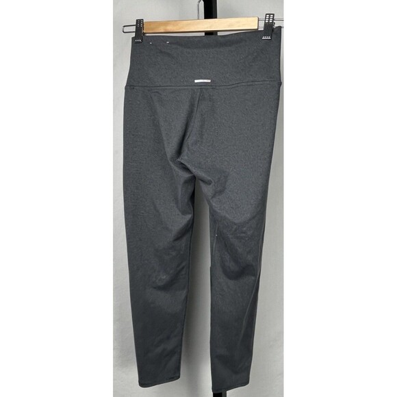 Aerie Gray High Waist Pocket Leggings Small Short Stretch Chill Play Move Yoga‎ - Picture 3 of 6
